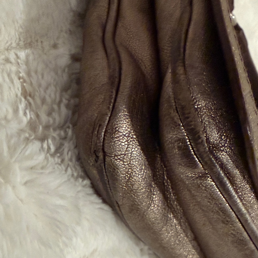 Vintage Metallic Ferragamo Shoulder Bag - Picture 12 of 16
